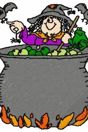 Witch Brew Embroidery Design Fresh Stock