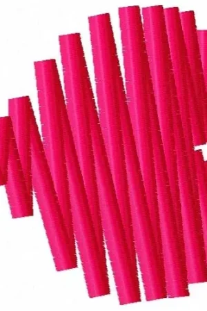 Zigzag Heart Embroidery Design Bulk Order