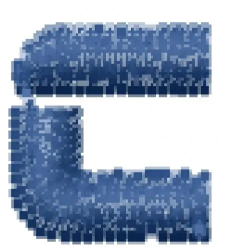 New Release Sports Night Font C Embroidery Design