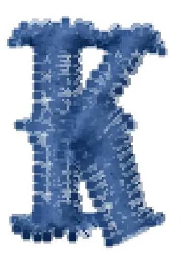 Carnival Font K Embroidery Design Factory Price