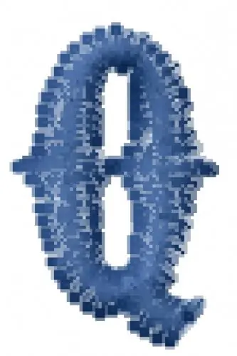 Time-Limited Carnival Font Q Embroidery Design