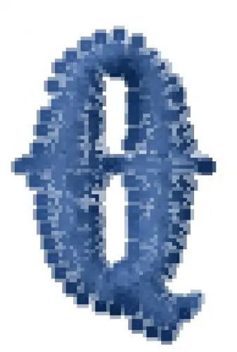 Popular Carnival Font q Embroidery Design