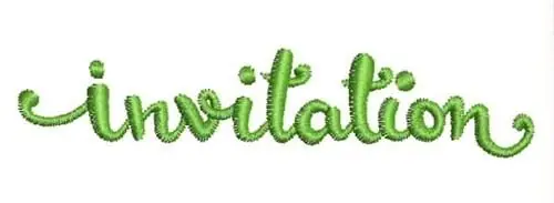 Invitation Embroidery Design Editor’s Pick