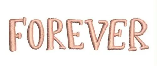 Affordable Forever Embroidery Design