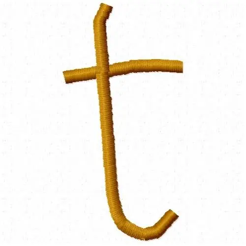 Top Rated Kid Letter T Embroidery Design