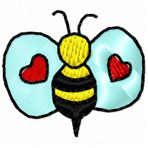 Love Bee Embroidery Design Final Sale