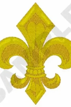 Fleur De Lis Embroidery Design No Minimum Order