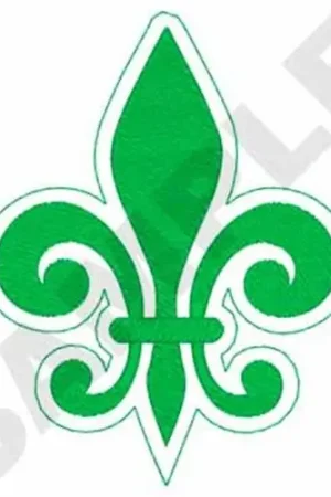 Worldwide Shipping Fleur De Lis Embroidery Design
