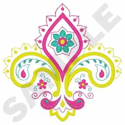 Genuine Fleur De Lis Embroidery Design