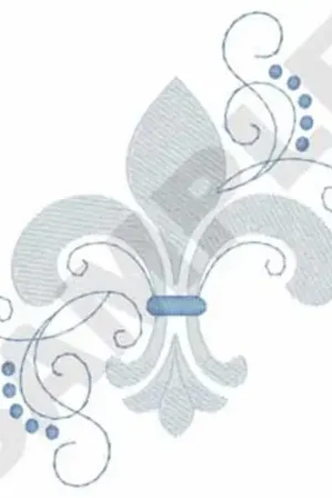 New Release Fleur De Lis Embroidery Design