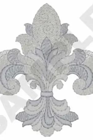 Fleur De Lis Embroidery Design High Quality