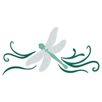 Dragonfly Border Embroidery Design Best Seller