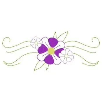 High Quality Floral Border Embroidery Design