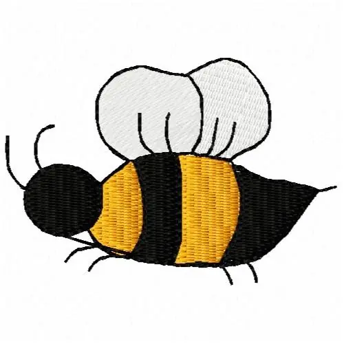 Exclusive Bumblebee Embroidery Design