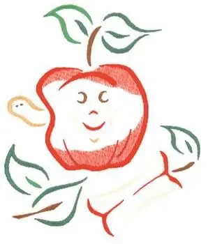 Apple Embroidery Design Special Discount