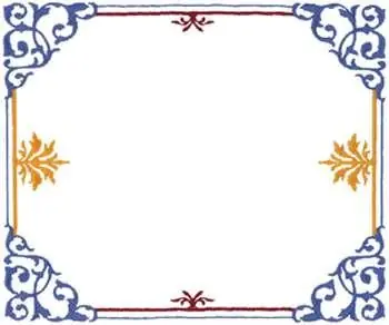 Scroll Border Embroidery Design Shop Now