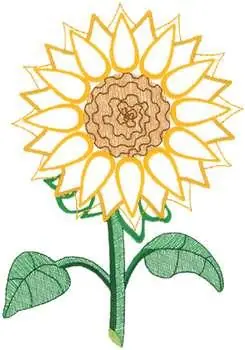 Final Sale Sunflower Embroidery Design