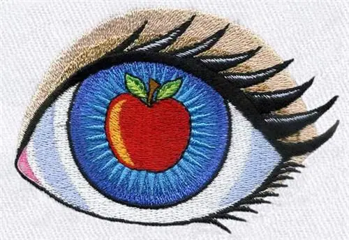 Popular Apple of My Eye Embroidery Design