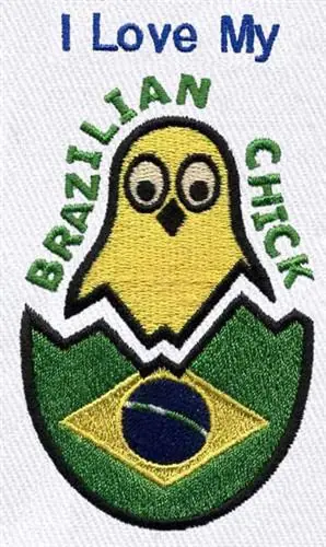 Brazilian Chick Embroidery Design Flash Sale