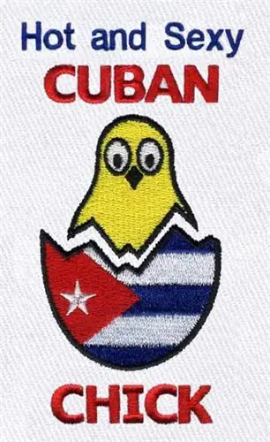 New Release Cuban Chick Embroidery Design
