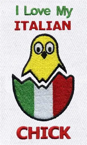 Italian Chick Embroidery Design Price Drop