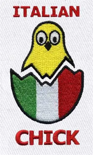 Hot Deal Italian Chick Embroidery Design