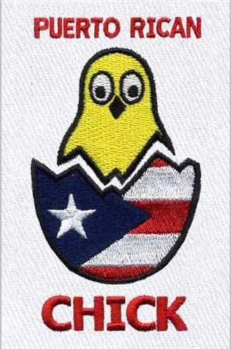 Brand New Puerto Rican Chick Embroidery Design