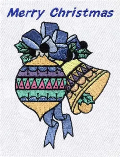 Bell Ornament Embroidery Design One Day Deal
