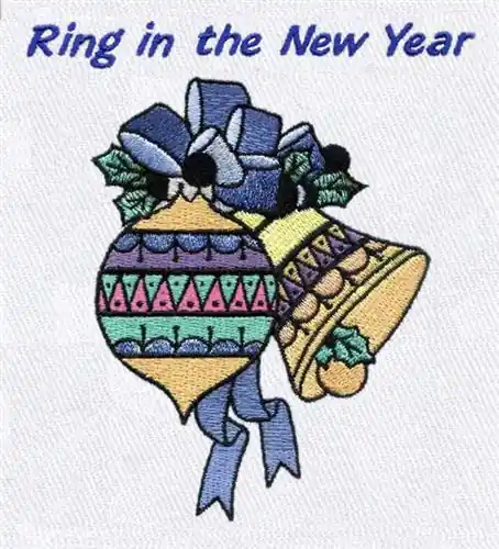 Best Choice Bell Ornament Embroidery Design