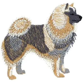 Editor’s Pick Keeshound Embroidery Design