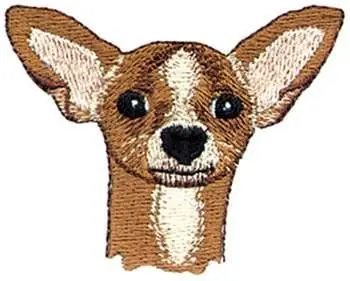 Handmade Chihuahua Embroidery Design