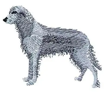 Irish Wolfhound Embroidery Design Popular