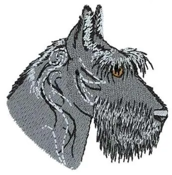 Reduced Price Scottie Head Embroidery Design