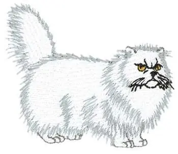 Cheap Persian Cat Embroidery Design