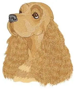 Express Delivery Large English Cocker Spaniel Embroidery Design