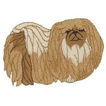 Pekingese Embroidery Design Fast Shipping