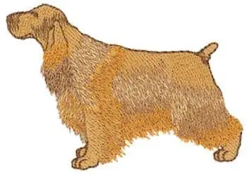 Luxury English Cocker Spaniel Embroidery Design