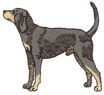 Coonhound Embroidery Design Exclusive Offer