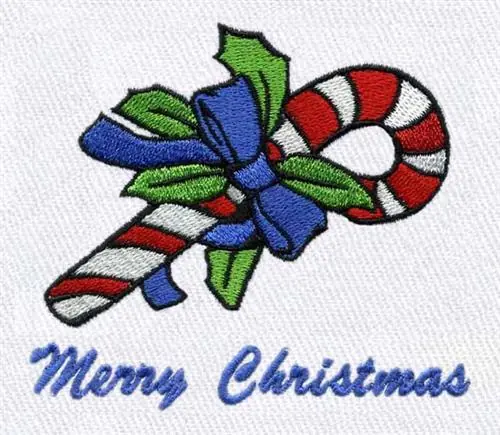 Christmas Candy Embroidery Design Express Delivery