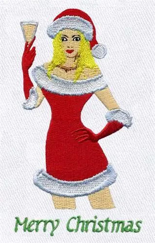 Merry Christmas Embroidery Design Final Sale