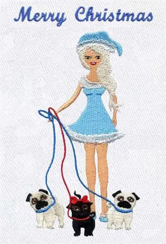 Top Rated Merry Christmas Embroidery Design