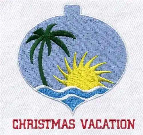 Brand New Christmas Vacation Embroidery Design
