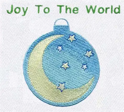 Limited Time Joy to the World Embroidery Design