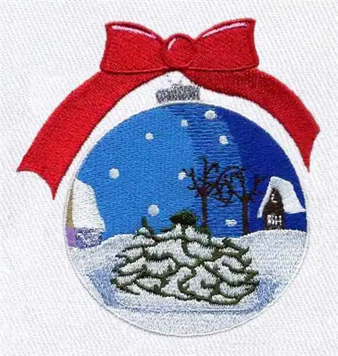 Christmas Ornament Embroidery Design No Minimum Order