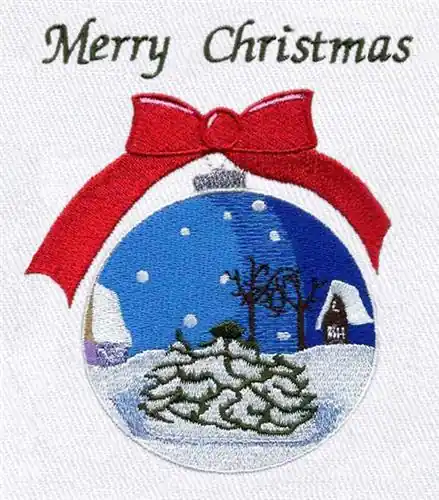 Save Now Christmas Ornament Embroidery Design