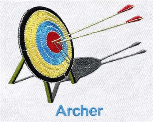 Limited Time Archer Embroidery Design