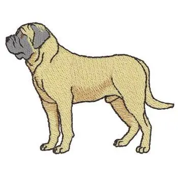 Big Sale Bullmastiff Embroidery Design