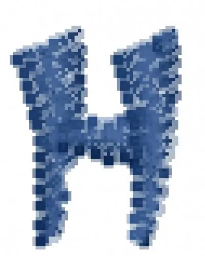 7 Monkey Fury Font H Embroidery Design Last Chance