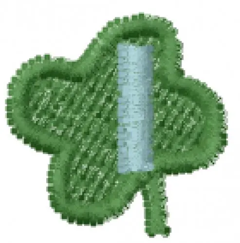 Free Shipping Lucky Clover Font l Embroidery Design