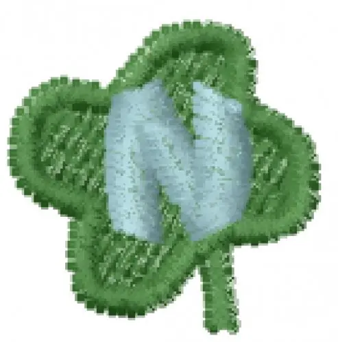 Lucky Clover Font N Embroidery Design Factory Price